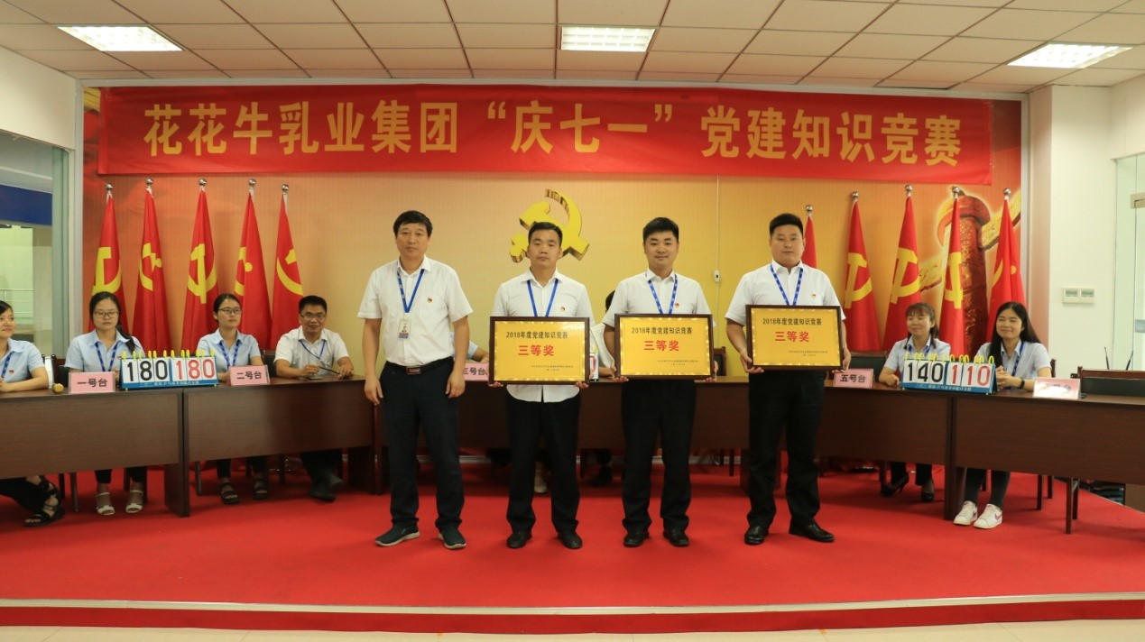 知识竞赛争先锋   比学赶超展风采 —— 世界杯官方入口乳业集团党委举办庆 “七一”党建知识竞赛