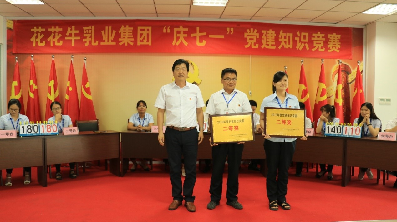 知识竞赛争先锋   比学赶超展风采 —— 世界杯官方入口乳业集团党委举办庆 “七一”党建知识竞赛