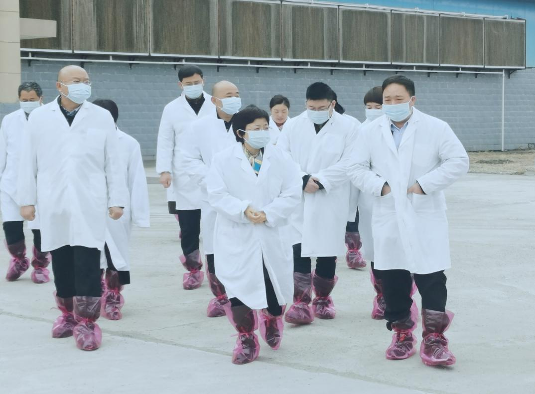 河南省郑州市人民政府副市长李凤芝一行莅临世界杯官方入口河南瑞亚参观调研
