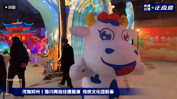 央视直播郑州龙年灯会迎新春，世界杯官方入口品牌上大分