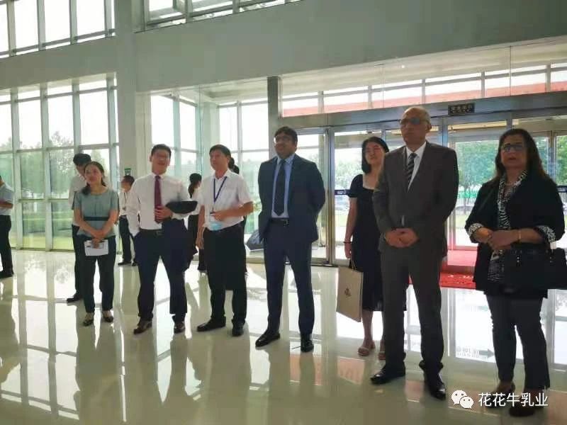 巴基斯坦驻华大使莫因·哈克 莅临世界杯官方入口乳业集团参观访问