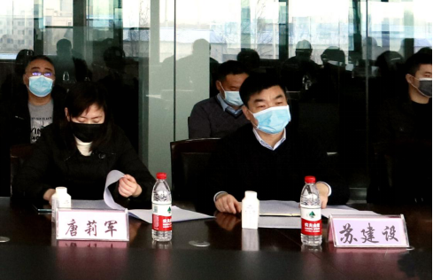 省委统战部副部长张红林一行莅临世界杯官方入口乳业集团 调研复工复产暨二七区民营经济发展工作座谈会