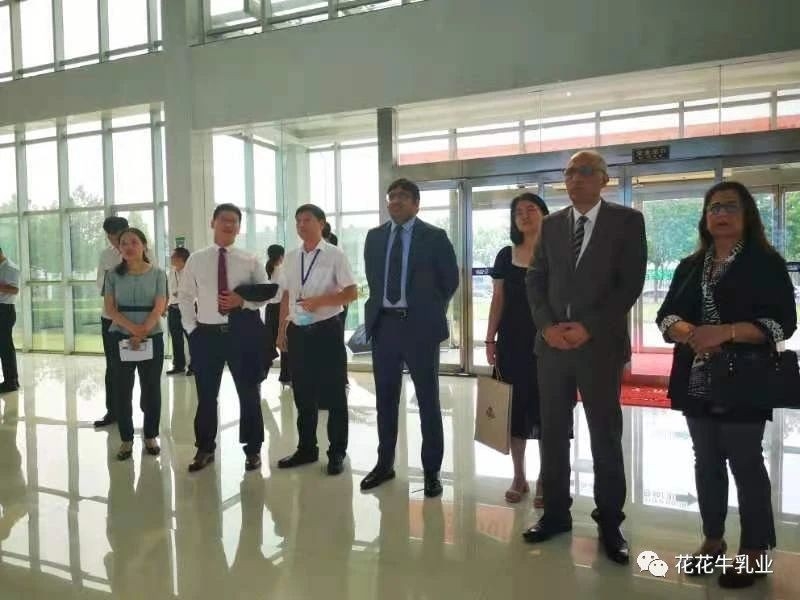巴基斯坦驻华大使莫因·哈克 莅临世界杯官方入口乳业集团参观访问
